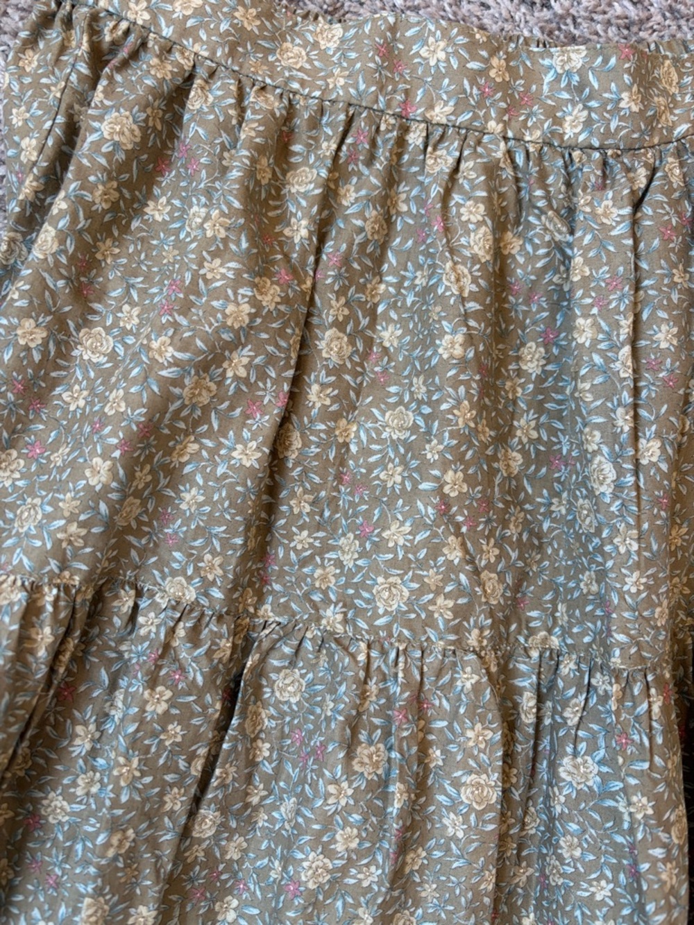 Harly Jae prairie skirt in chai blossom - Picture 2 of 5